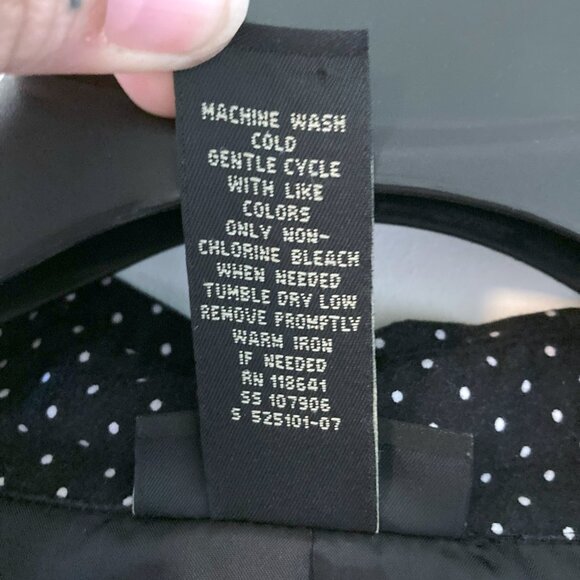 Lane Bryant Wrap Around Dress Size 22 Black White Polka Dot Flattering V Neck - Picture 3 of 8